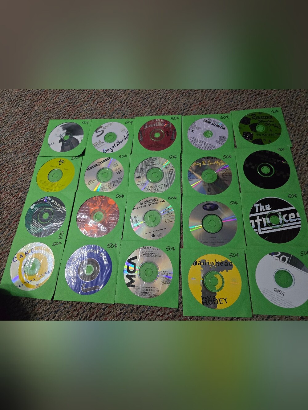 LOT pf 61 Mudic CD's Misc Artists Bands NO CD CASES